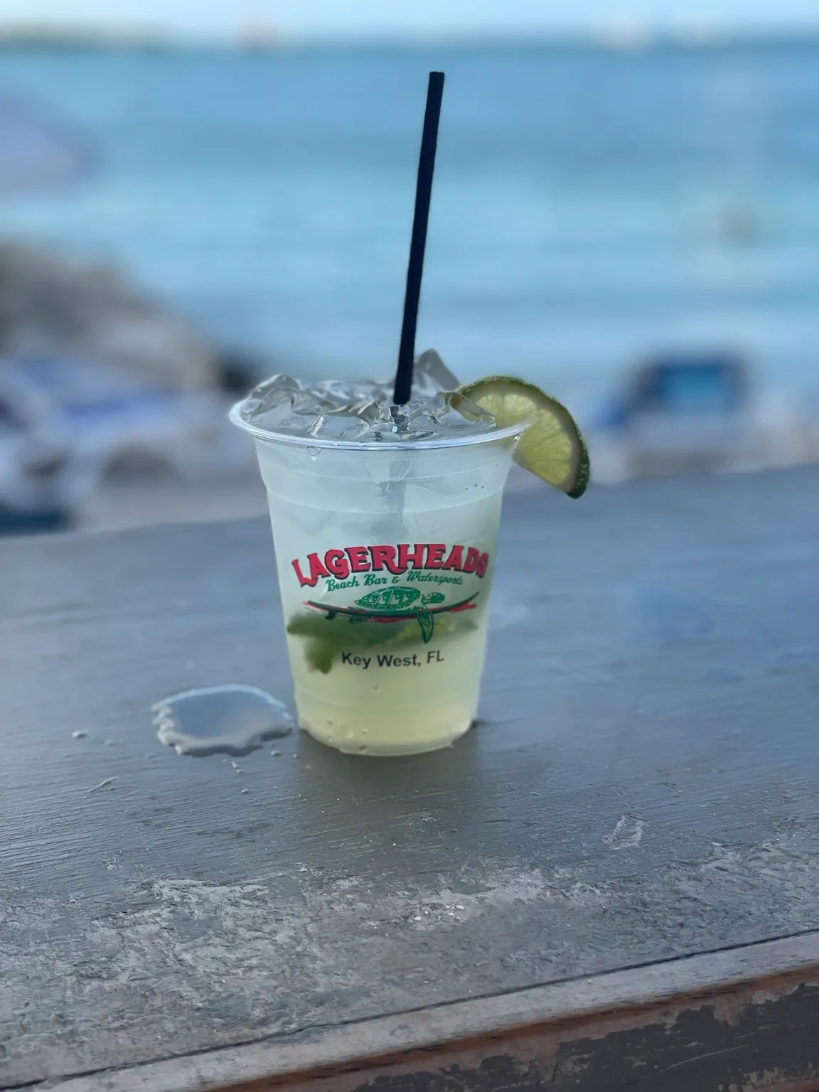 A cold drink at Lagerheads